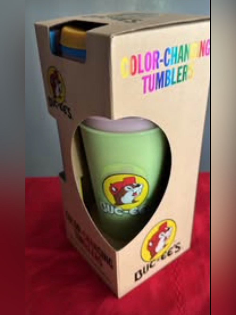 Buc-ee's Color-Changing Reusable Tumblers Set of 5 (25 oz)